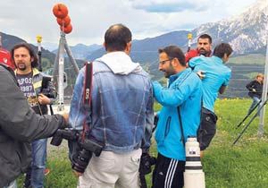 Volkan Demirel muhabire saldırdı: Seni aldıracağım!